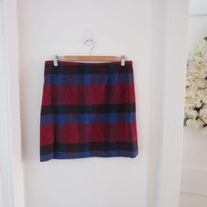 JOE FRESH Plaid Checked Skirt